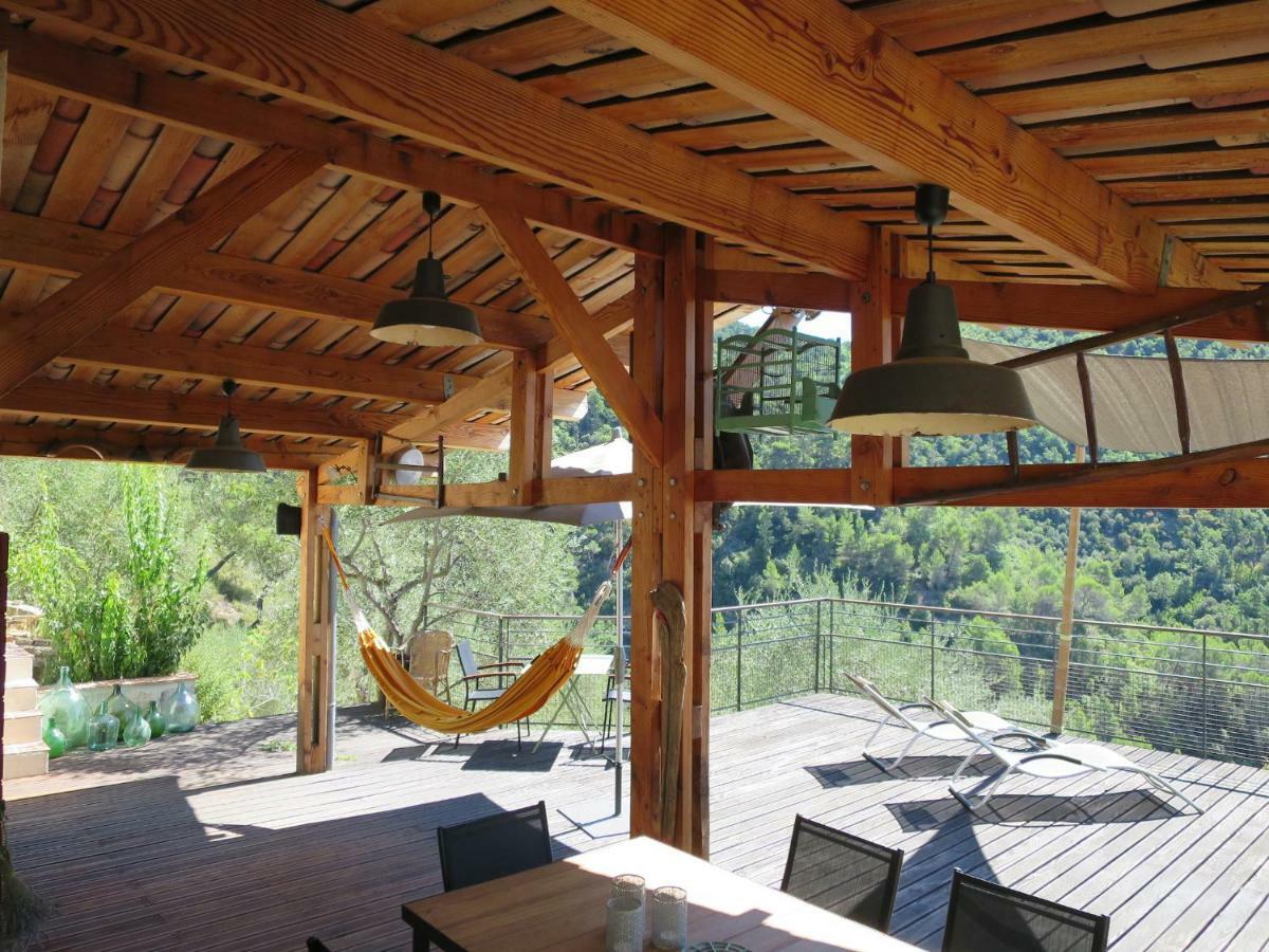 Les Figaires Villa L'Escarene Екстериор снимка